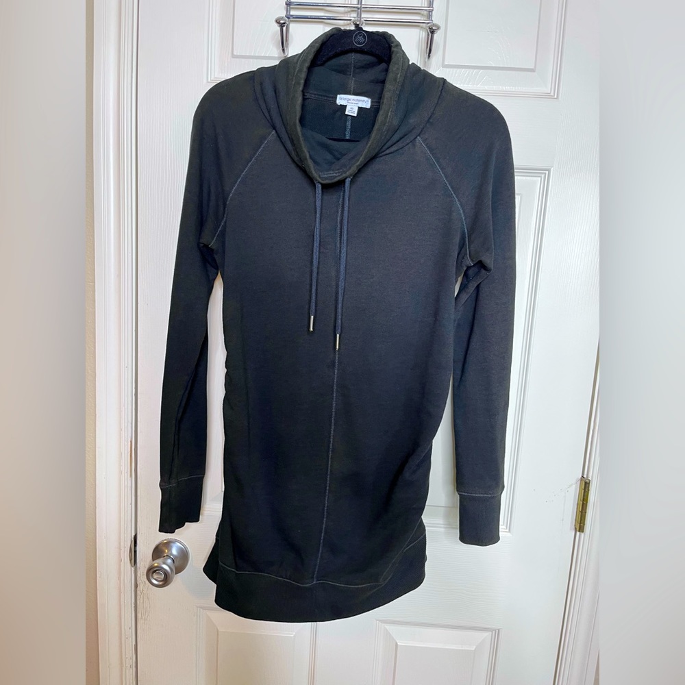 XS Liz Lange Maternity Sweatshirt BLK